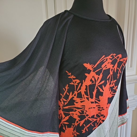 VINTAGE ASIAN INSPIRED MAXI DRESS - Picture 2 of 15